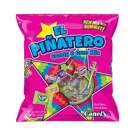 Canel's El Pinatero Pinata Party Candy Mix, Assorted Fruit Flavors, 4 lb Bag