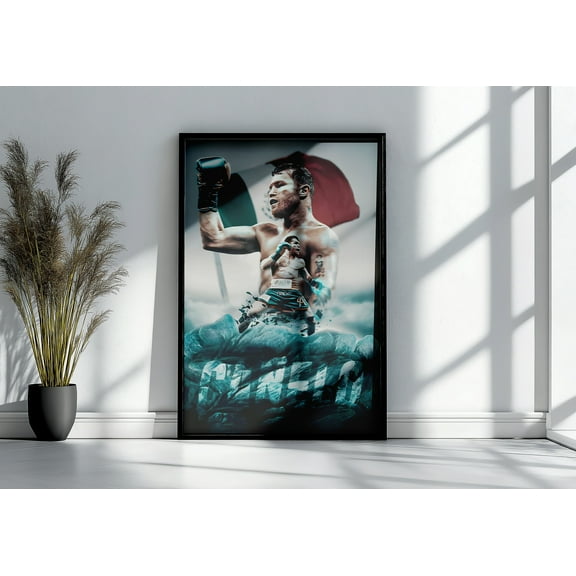 Canelo Alvarez Poster or Gallery Canvas Wall Art