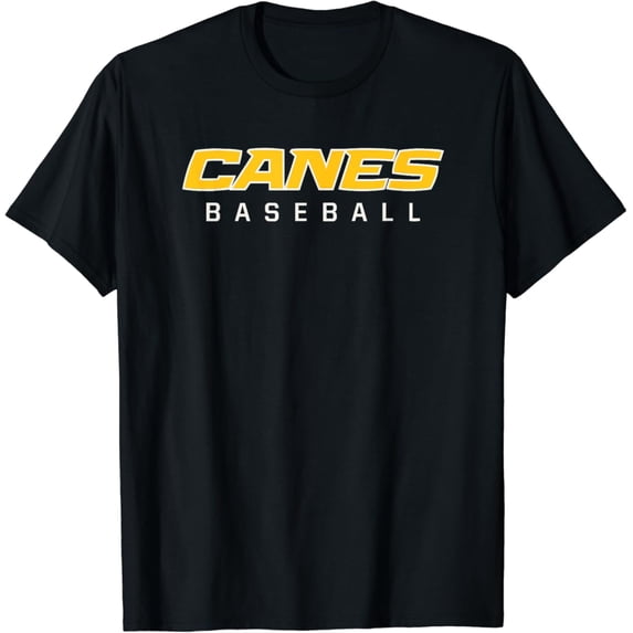 Canes Baseball Sports Classic Cotton Tee Fan Graphic T-Shirt