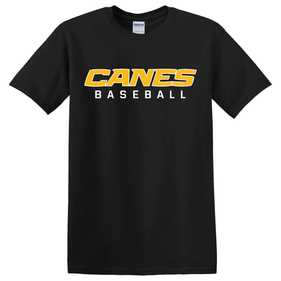 Canes Baseball Sports Fan Graphic T-Shirt