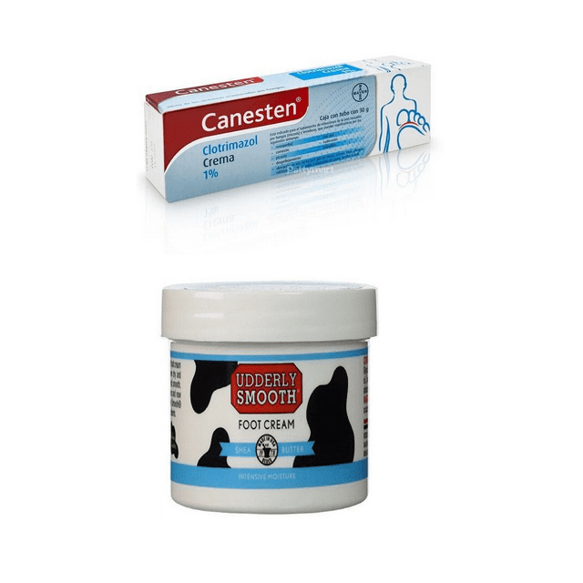 Canesten Anti fungal Cream for Foot 30 Gm & Smooth Shea Butter Foot