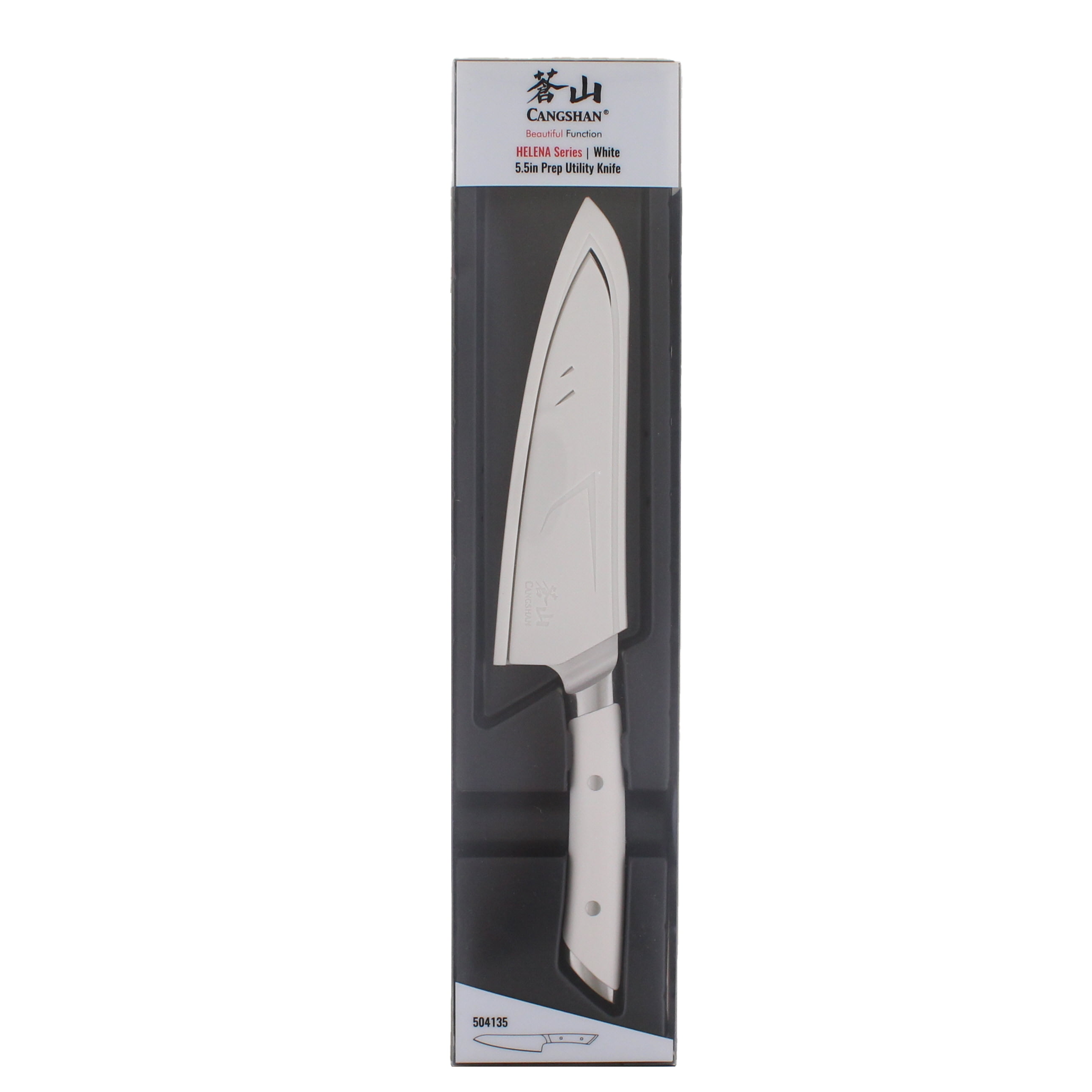 Cangshan HELENA Series 5.5-Inch Prep Utility Knife, White