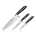 thumbnail image 1 of Cangshan L Series 1026917 German Steel Forged 3-Piece Starter Knife Set, Black, 1 of 7