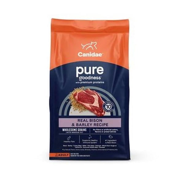 Canidae 22 lbs Pure Real Bison & Barley Recipe Dry Dog Food