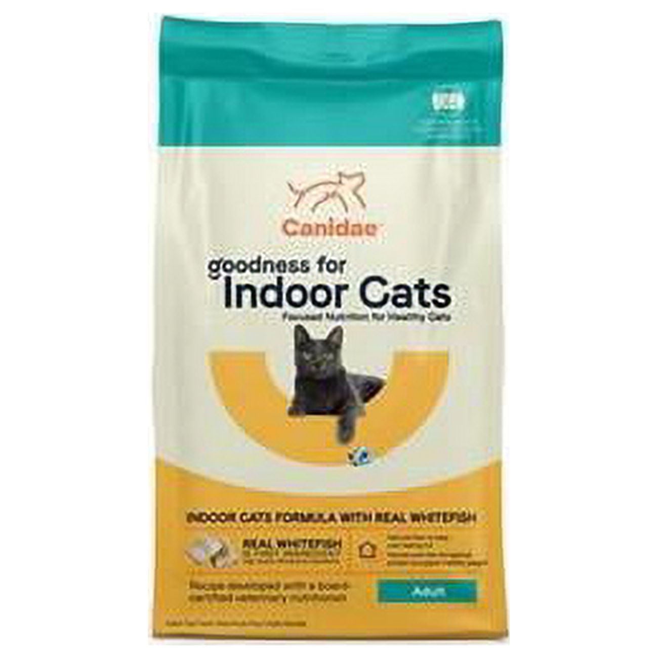 Canidae CD01037 10 lbs Goodness for Indoor Cats Real Whitefish Adult Dry Cat Food
