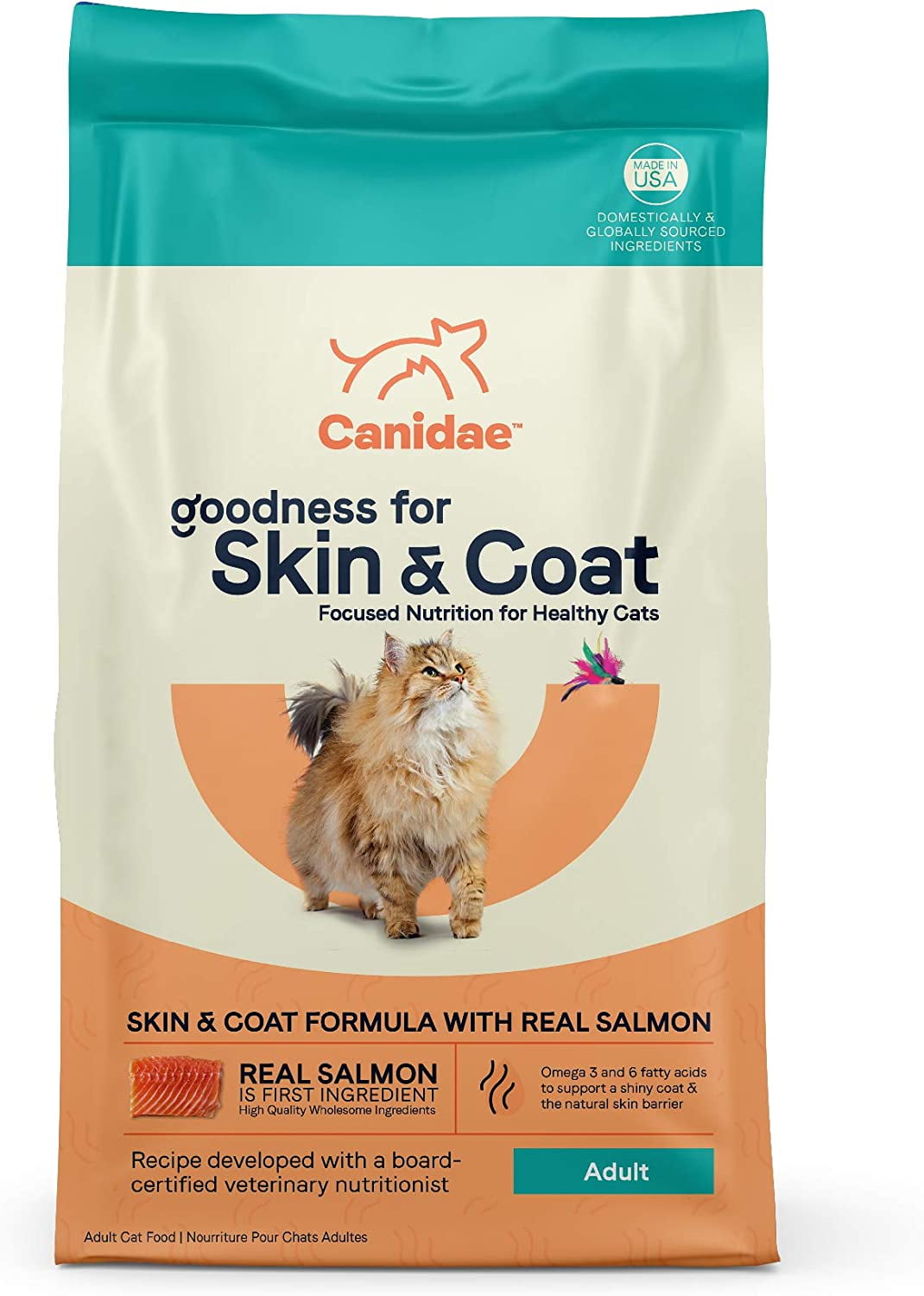 Canidae Goodness for Skin and Coat, Premium Adult Dry Cat Food with
