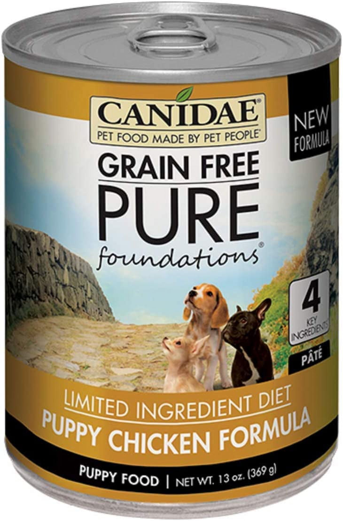 Canidae Grain Free Pure Foundations Chicken Puppy Canned Food, 13 Oz