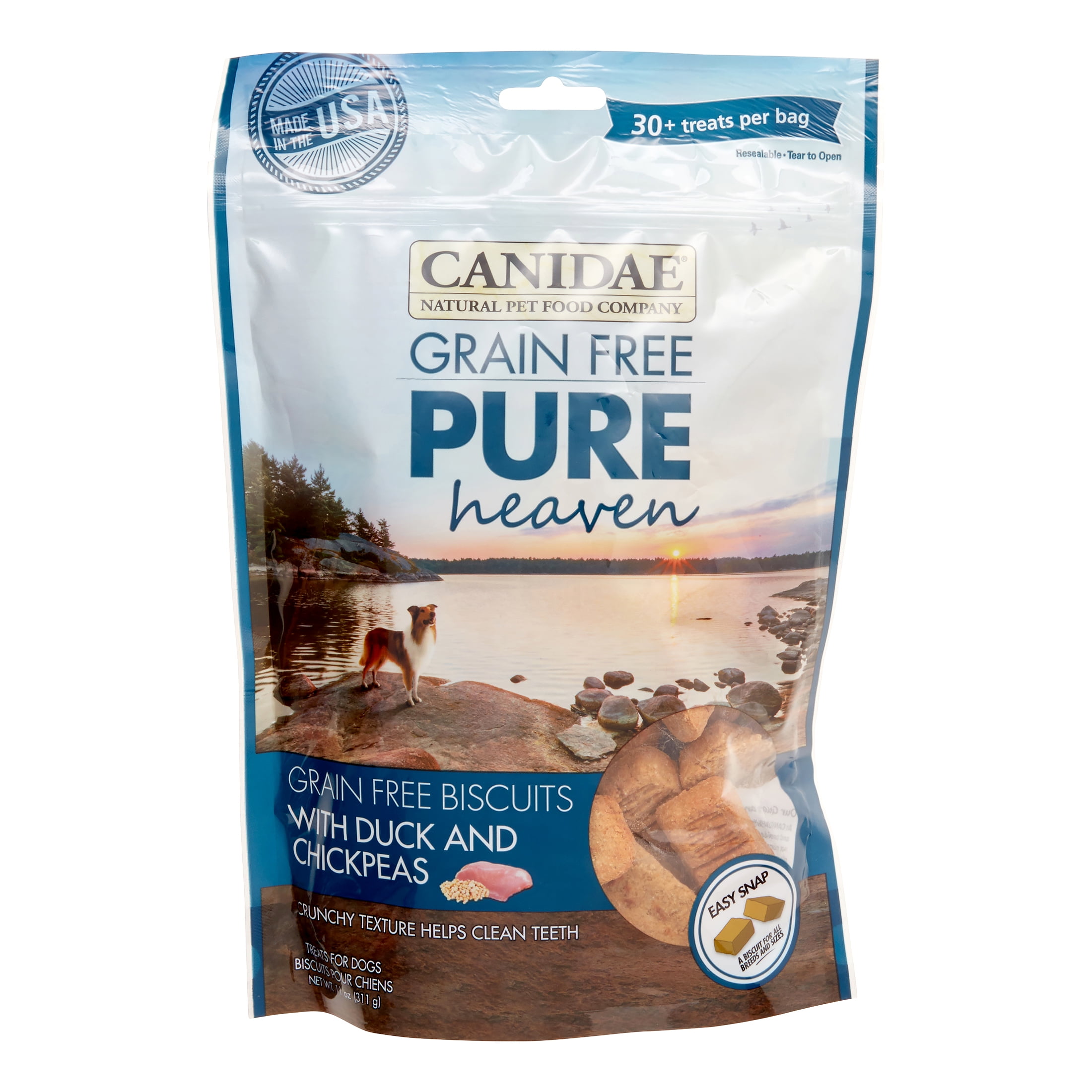 Canidae Grain Free PURE Heaven Biscuits with Duck and Chickpeas Dog Treats Canidae Grain Free PURE Heaven Biscuits with Duck and Chickpeas Dog Treats