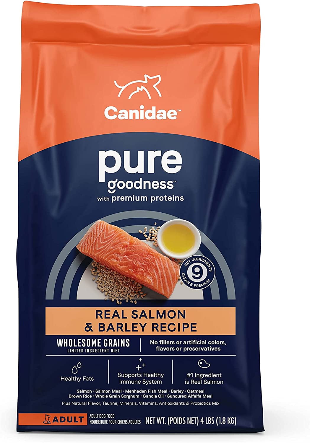 Canidae Pure Limited Ingredient Adult Dry Dog Food, Wholesome Grains