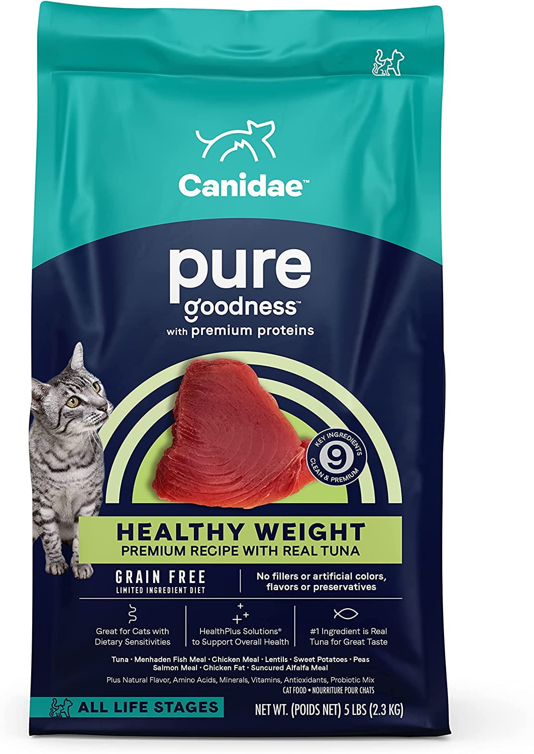 Canidae Pure Weight Management Limited Ingredient Premium Dry Cat Food