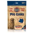 thumbnail image 1 of Canine Butcher Shop Pig Ears for Dogs Large Made in USA, Pig Ears Dog Treats, Large & Small Dogs, Aggressive Chewers, Dog Chews Long Lasting (12-Pack), 1 of 3