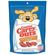 Canine Carry Outs Bacon & Cheese Flavor Dog Treats, 4.5oz