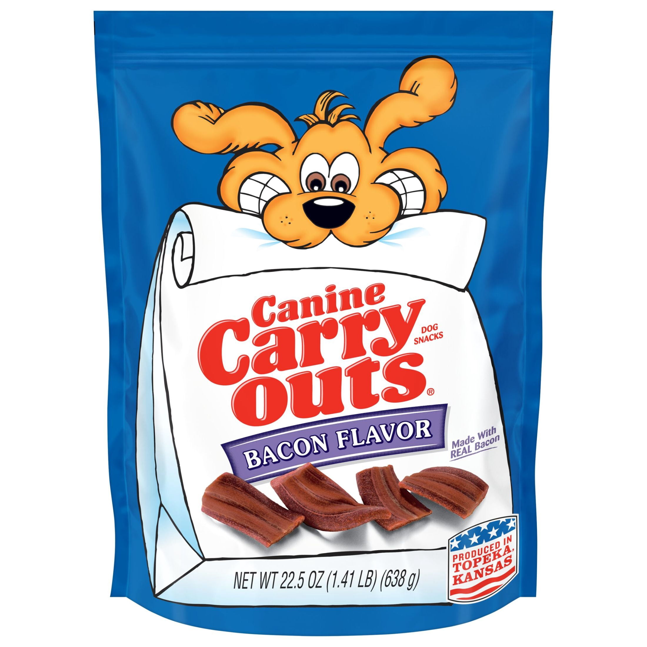 Canine Carry Outs Bacon Flavor Dog Treats, 22.5 oz Bag