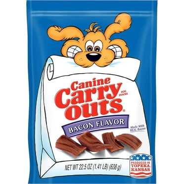 Canine Carry Outs Bacon Flavor Dog Treats, 22.5 oz Bag