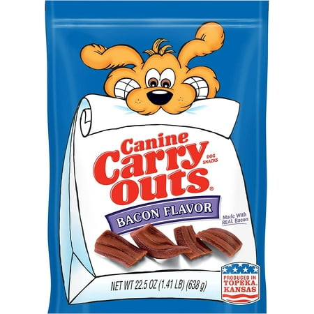 Canine Carry Outs Bacon Flavor Dog Treats, 22.5 oz Bag