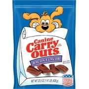 Canine Carry Outs Bacon Flavor Dog Treats, 22.5 oz Bag