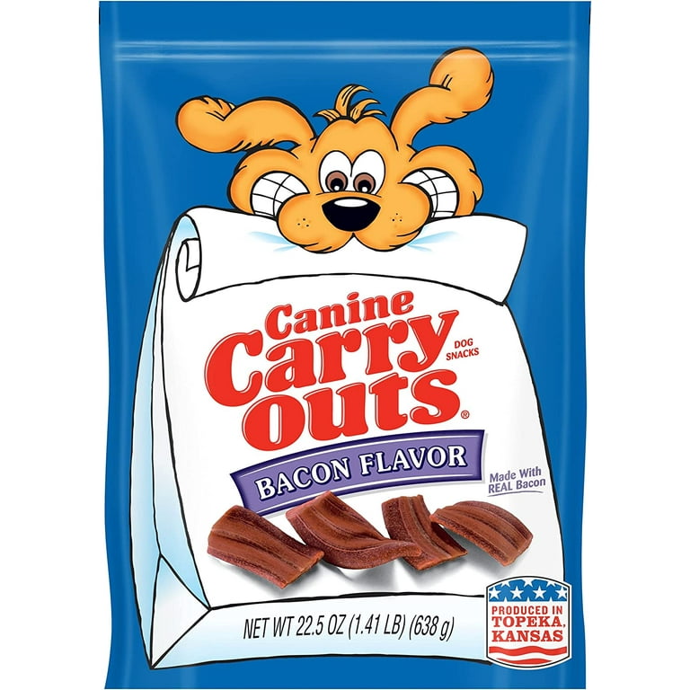 Canine Carry Outs Bacon Flavor Dog Snacks Canine Carry Outs Bacon Flavor Dog Snacks