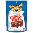 thumbnail image 1 of Canine Carry Outs Beef & Bacon Flavor Dog Treats, 4.5oz Bag, 1 of 7