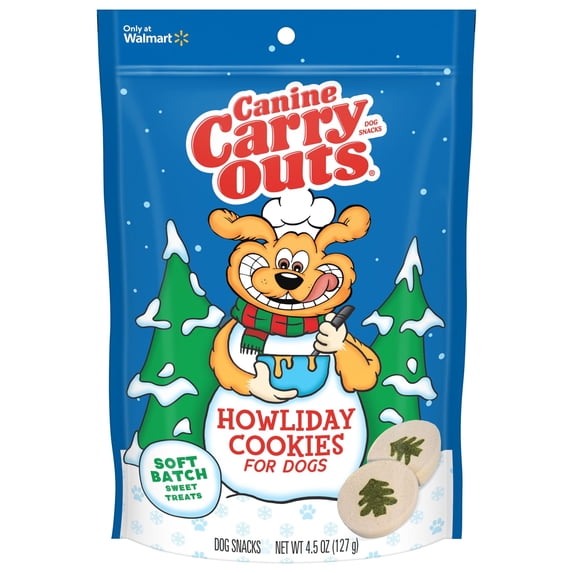 Canine Carry Outs 4.5 Ounce Holiday Cookie Dog Treat Each