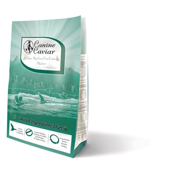Canine Caviar Open Sky Alkaline Holistic Grain Free Entree All Life Stages, 4.4 pound