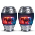 thumbnail image 1 of Canine Combustion Cremation Urns For Ashes For Men - Small Keepsake Urns For Human Ashes - Cremation Urns For Human Ashes Adult Female - Urns For Human Ashes Adult Male Dad (Size -3", 2Pc), 1 of 5