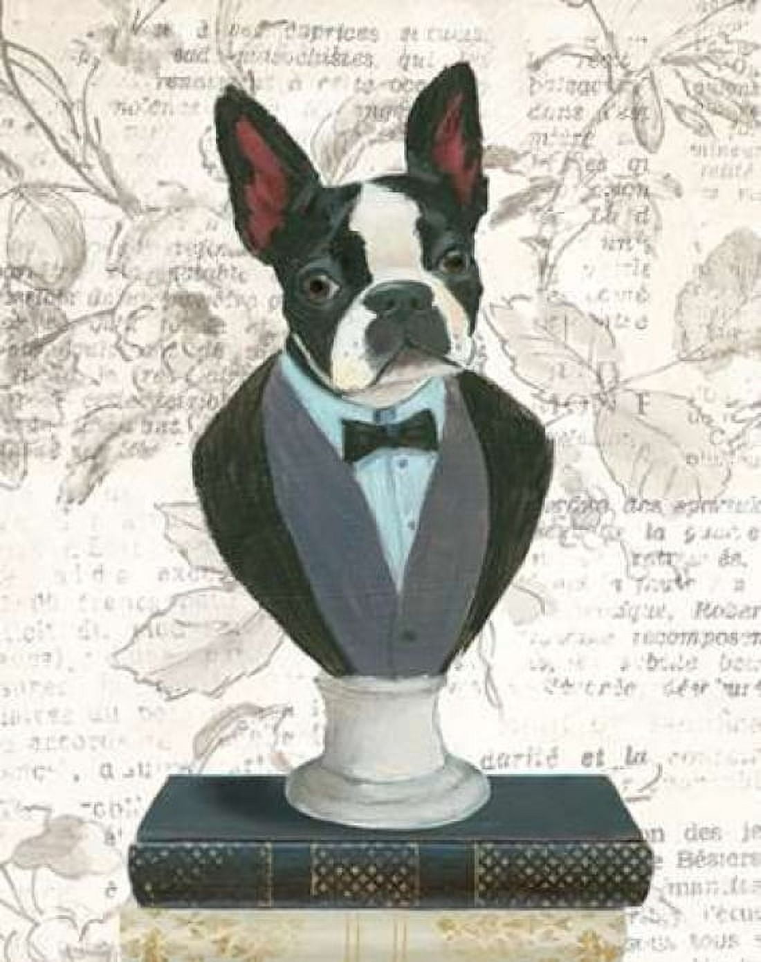 Canine Couture Newsprint I Canvas Art - Emily Adams (22 x 28)