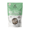 thumbnail image 1 of Canine Cravers Single Ingredient Dog Treats – Premium Beef Fillets – Human Grade Air Dried Hypoallergenic Pet Food – Grain, Gluten, and Soy Free – 100% All Natural 5.3 oz Bag, 1 of 8