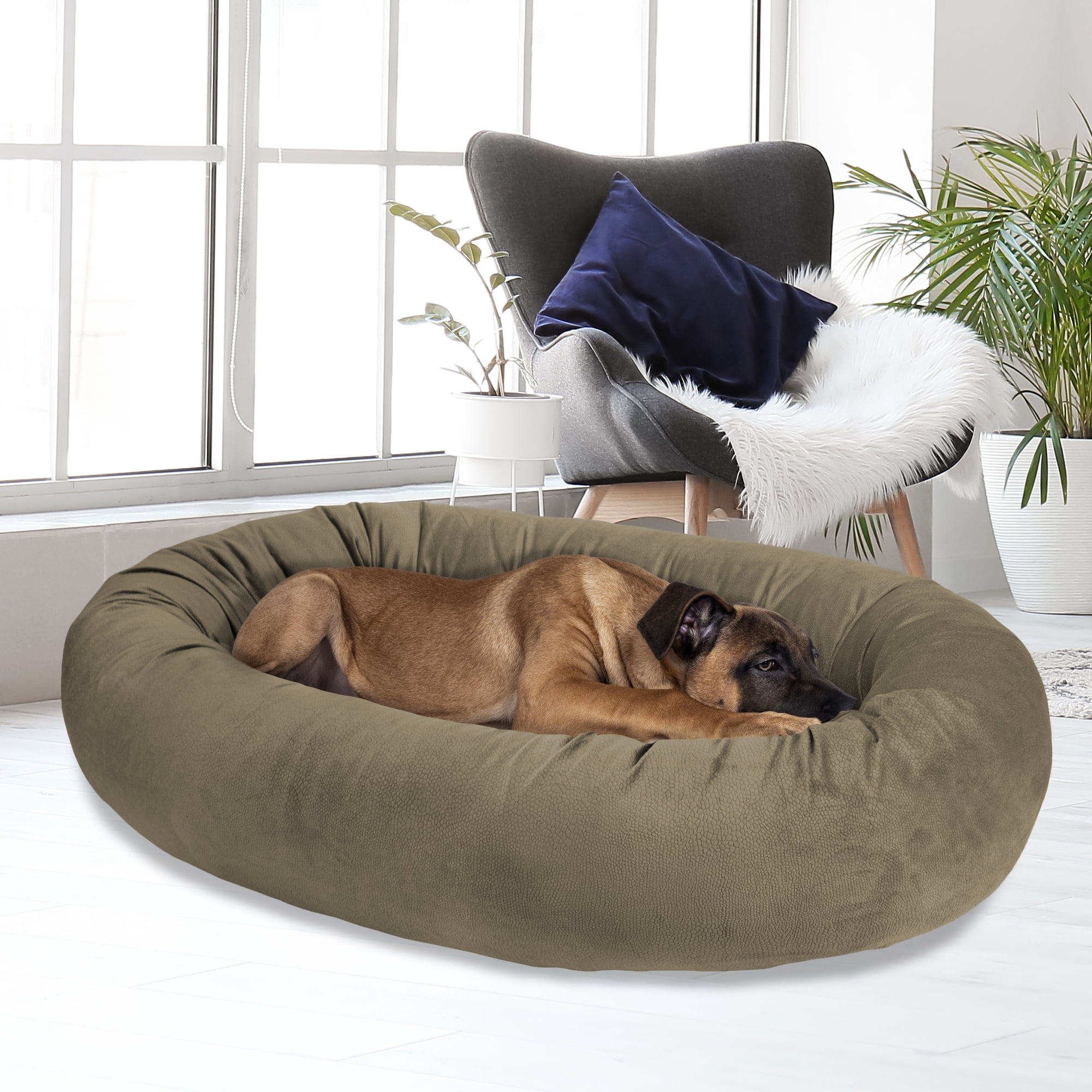 Canine Creations by Arlee Home & Pet Orbit Orthopedic Chew Resistant Eco-Friendly Memory Foam Pet Bed