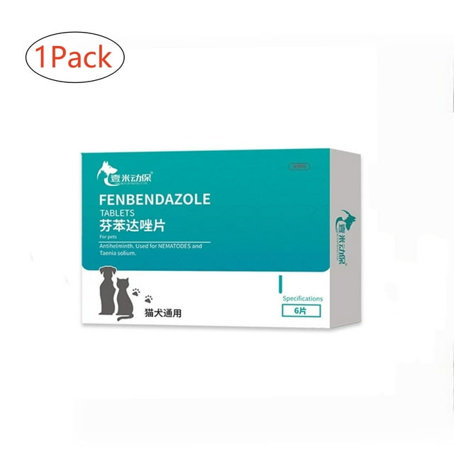 Canine Dewormer,Dewormer for Dogs Cat Dewormer Tablets 6 Tablets/box