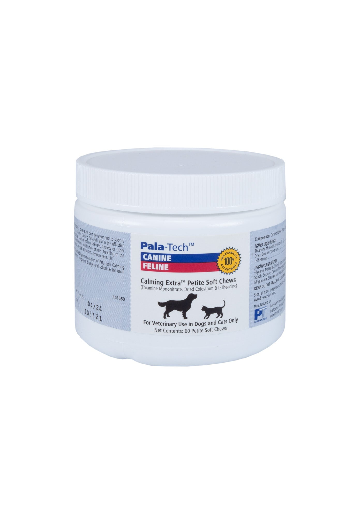 Canine & Feline Pala-Tech Calming Extra Petite Soft Chews