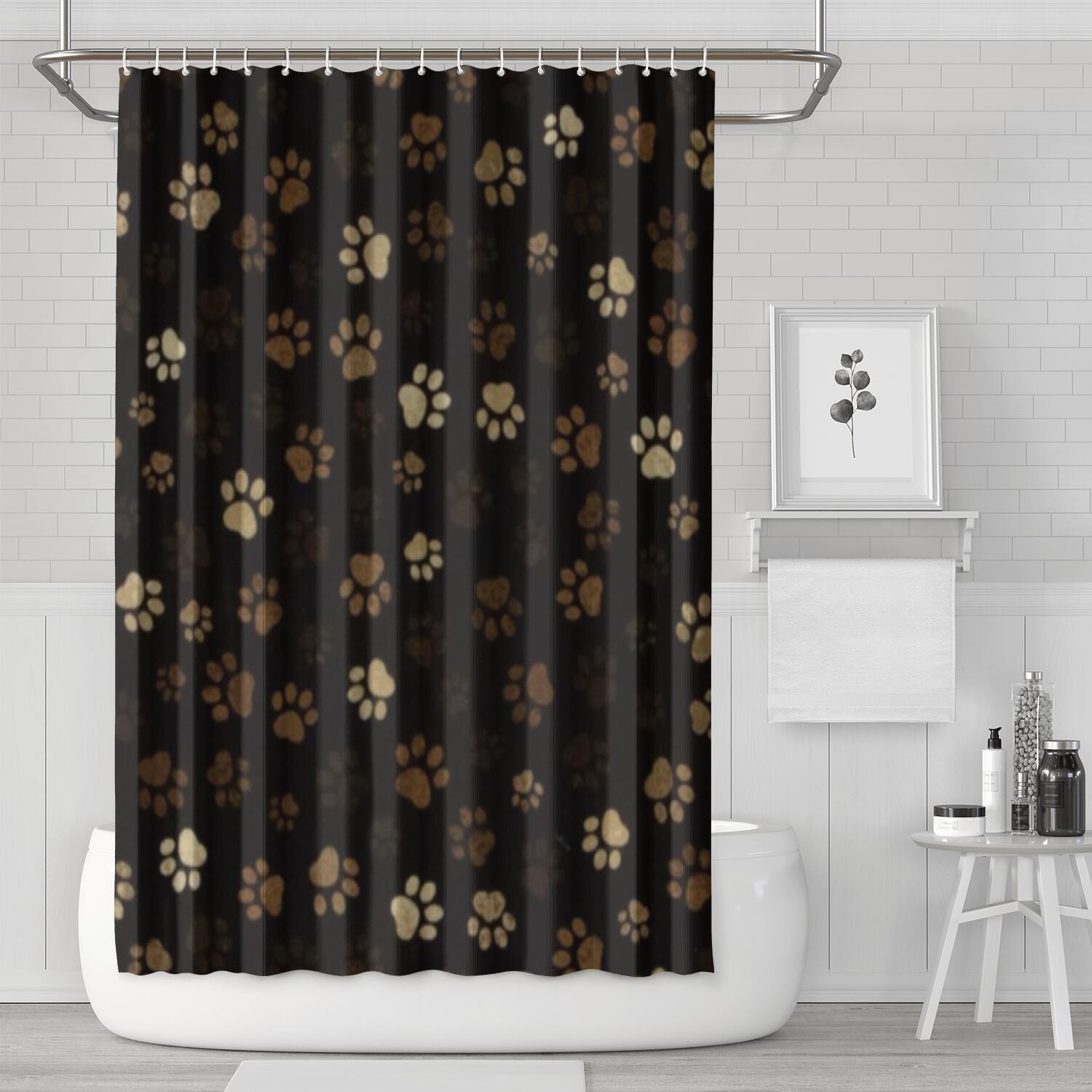 Lodge Paw Heritage Shower Curtain NCU0PTT2855