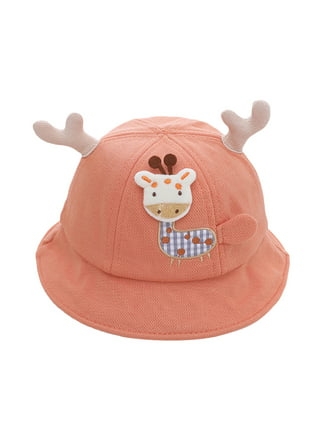 Surf Hats for Men 1-4Y Baby Sun Hat Anti-UV Giraffe Pattern Summer Boys  Girls Kids Children Bucket Hat Drinking