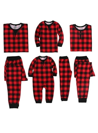 Women's Pajama Set - Red Plaid, Large S-24165R-L - Uline