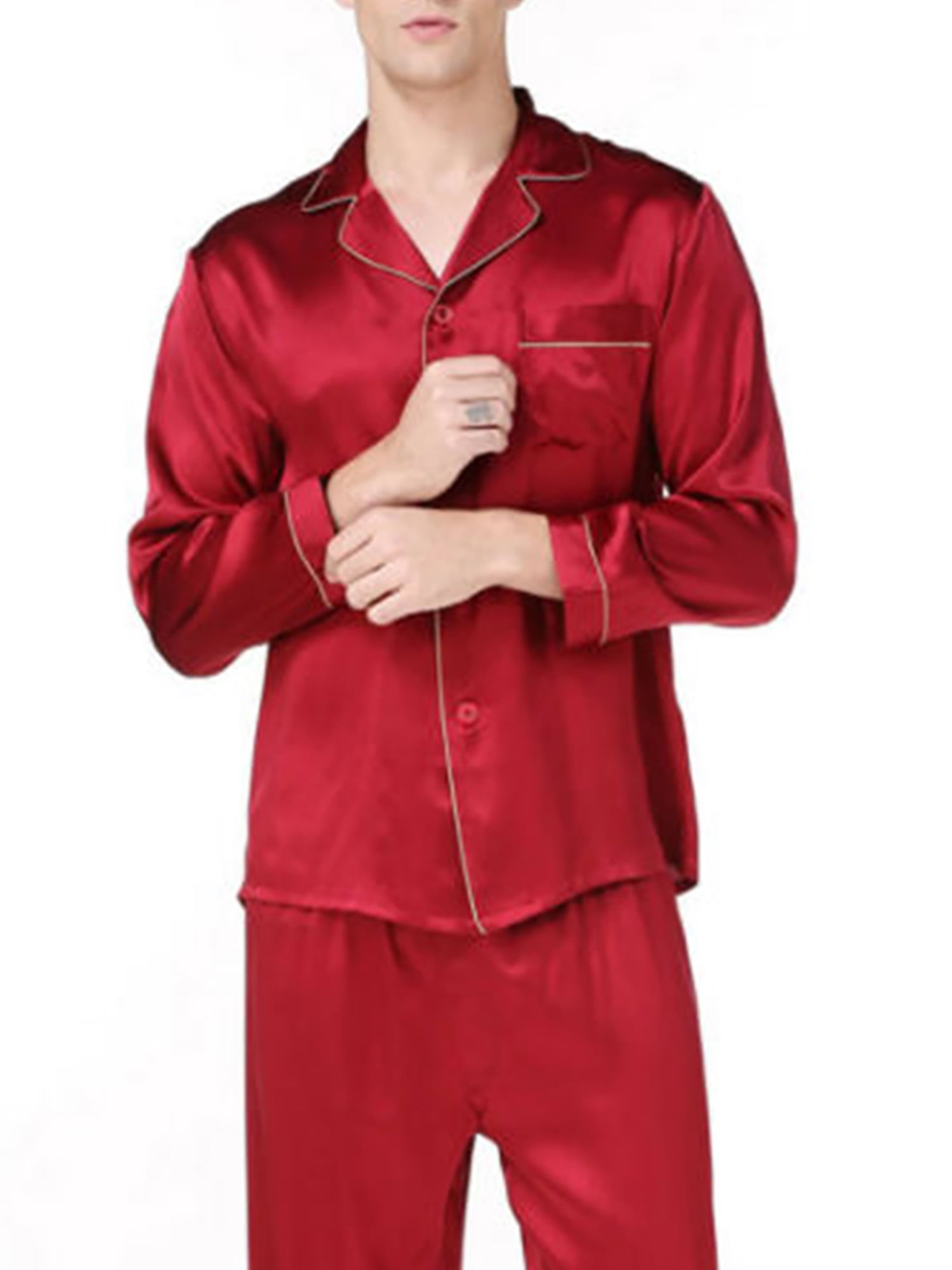 Mens satin pajamas walmart new arrivals