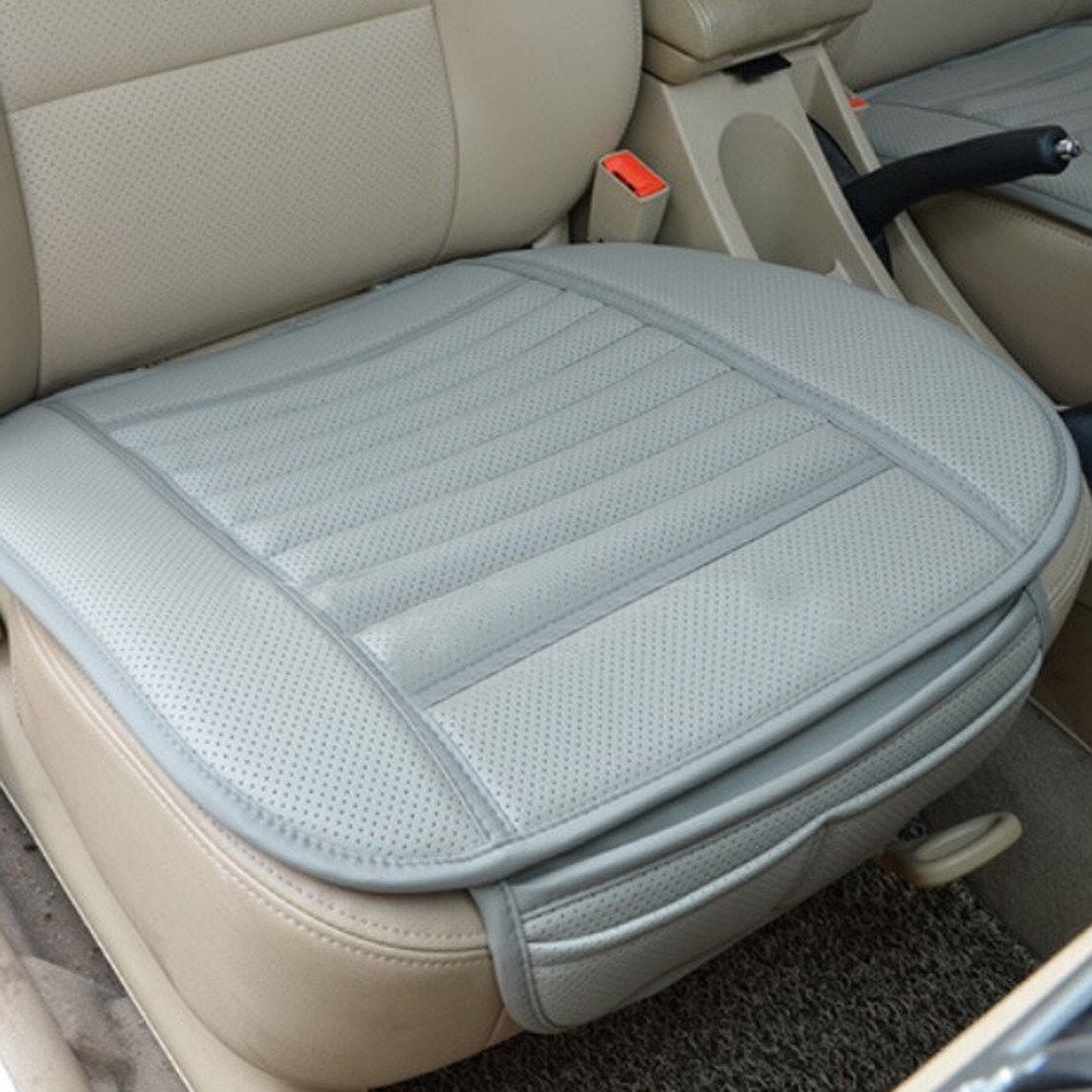 Canis Universal Pu Leather Seat Covers Auto Waterproof Car Front Seat  Cushion Protector Pad Cloth Driver Mat Winter Warm Seats Accessories 