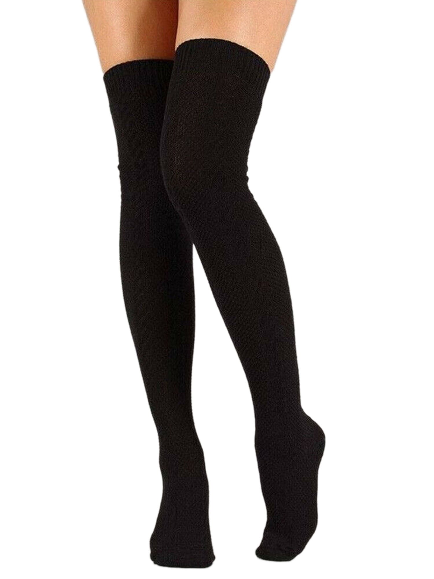Cable Knit Knee High Socks Women's Cable Knitted Thigh High Boot