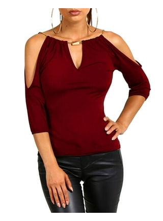 Women's tops with open shoulders new arrivals