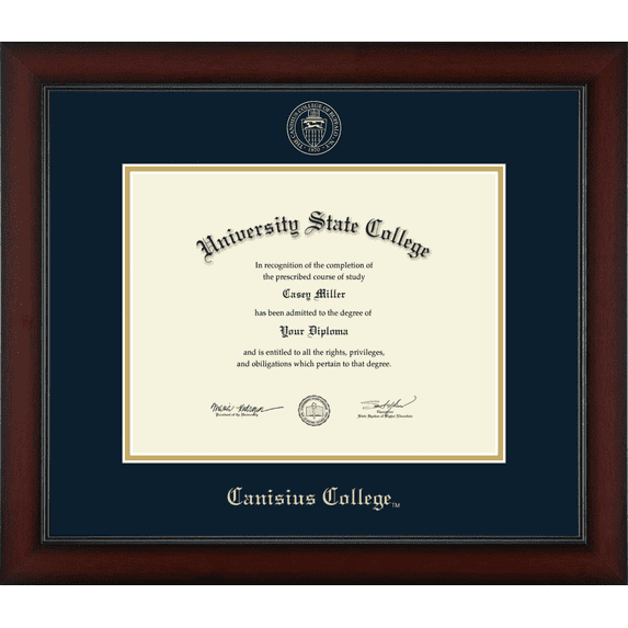 Canisius College Diploma Frame, Document Size 11" x 8.5"