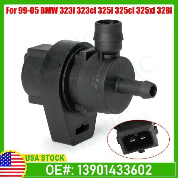 Canister Purge Valve For 99-2005 E46 BMW 323i 323ci 325i 325ci 325xi EOA