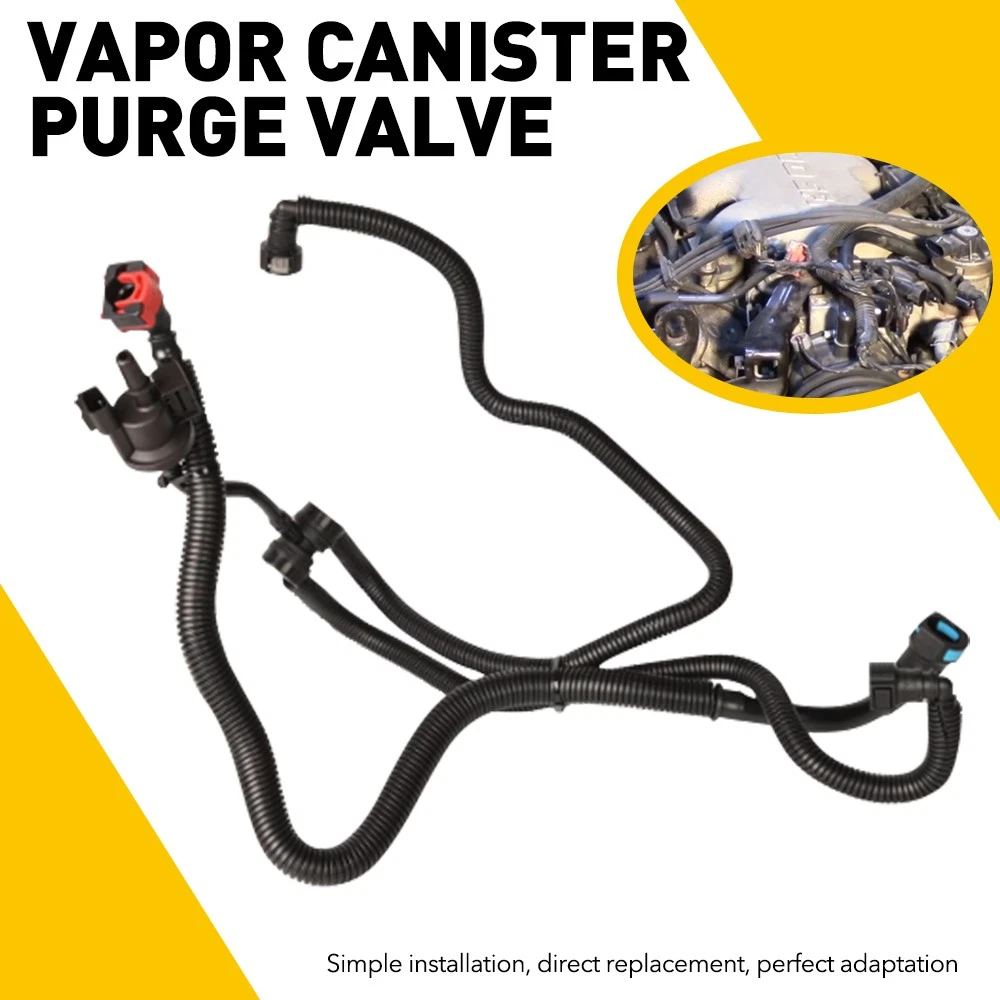 Canister Purge Vapor Valve Hose EVAP F2GZ-9D289-A For 2015-19 2.0L Edge EcoBoost