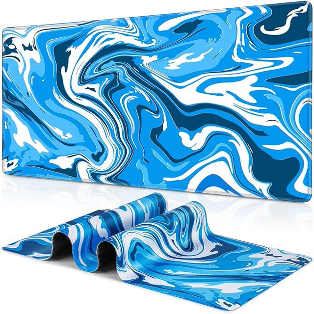 Canjoy Gaming Mouse Pad, Fluid Pattern Mouse Pad 31.5x11.8inch Large