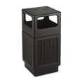 thumbnail image 1 of Canmeleon Side-Open Receptacle Square, Polyethylene, 38 gal, Textured Black, 1 of 6
