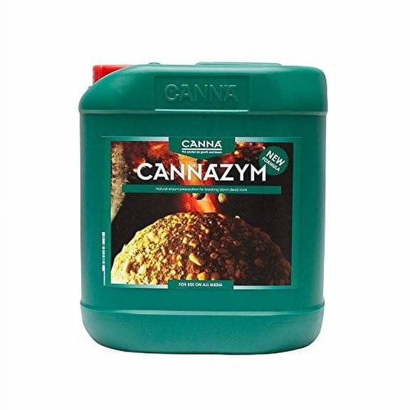 Canna 5 L Cannazym Enzymatic Additive-for Grow & Bloom-0-2-1 NPK Ratio-CANNA 9332005