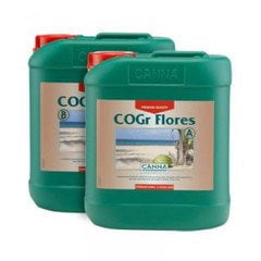 Canna 5 L Coco Part A & B-Veg & Bloom Nutrient-Developed For Run to Waste in Coco Mediums-CANNA 9410005