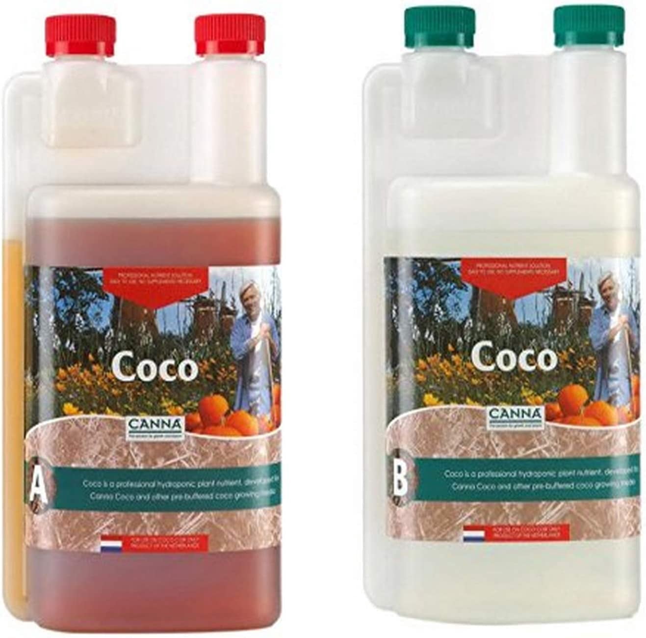 Canna Coco A & B 1 Liters 1L Hydroponics Base Nutrients Veg Flower Bloom 2 Parts .#GH45843 3468-T34562FD84090