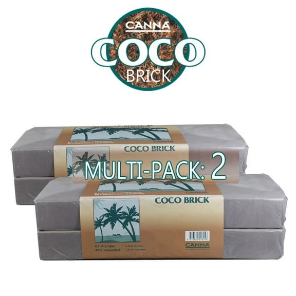 Canna Expandable Coco Brick Compressed Canna Coco Medium - 40L - 2 Pack