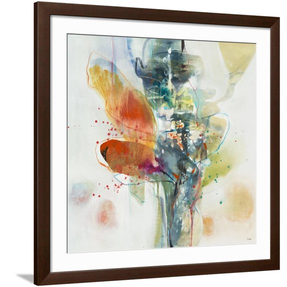 Art.com Canna Art Print by K. Nari, Brown Frame Wall Art, 38" x 38"