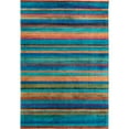 thumbnail image 1 of Canna Modern Contemporary Mosaic Geometric Striped Abstract Accent Rug for Living Room Bedroom, 4'x6', 1 of 6