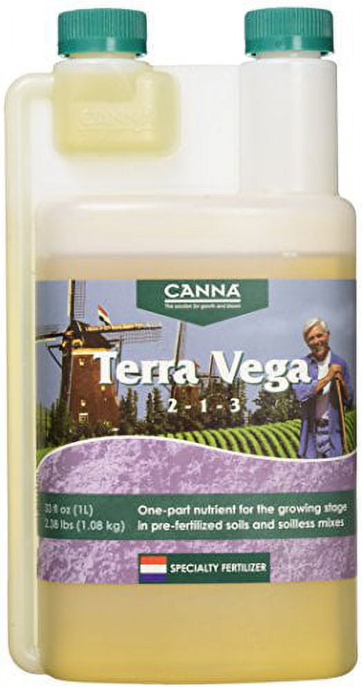 Canna Terra Vega - Soil Veg Nutrient 9120001, 1 L