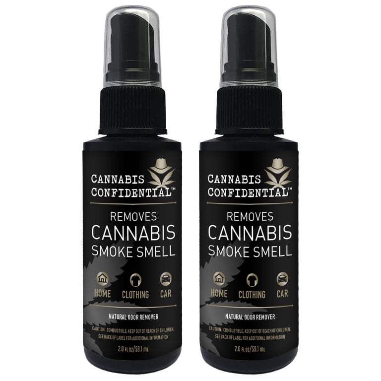 Cannabis Confidential Smoke Odor Natural Elimintor Spray (Pack of 2)
